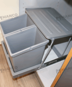 Thùng Rác Đôi Gắn Cánh Lắp Ô Chậu